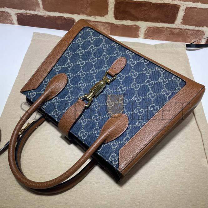 G*u*i jackie 1961 medium tote bag 649016 (30*24*12cm)